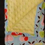Minky Baby Blanket Apples And Pears
