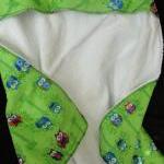 Hooded Towel Washcloth Set In Pink Green Owls
