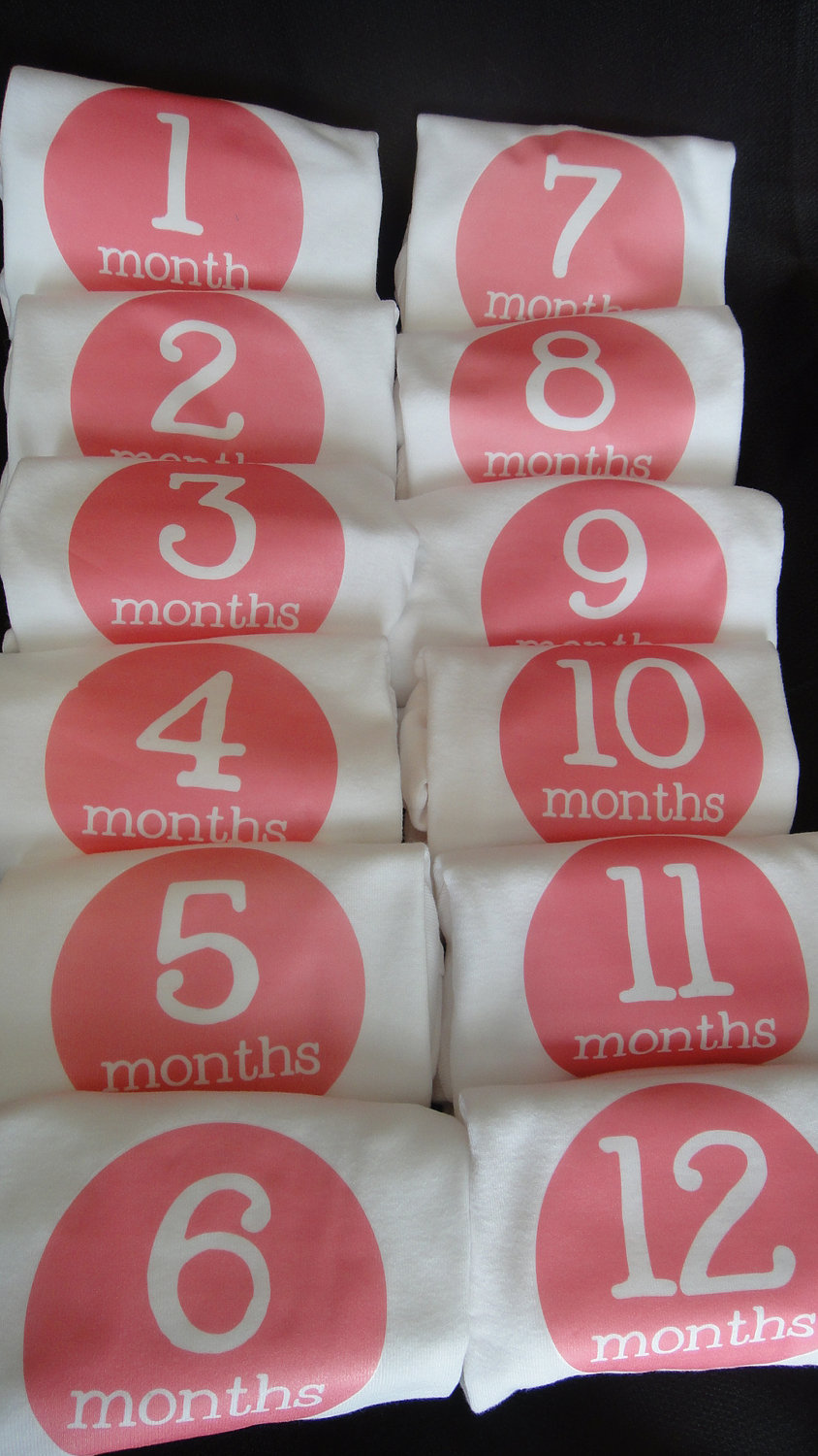 monthly onesies set