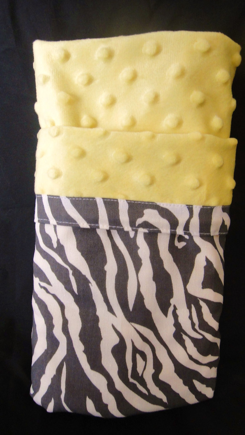 Minky Blanket Zebra Stripe
