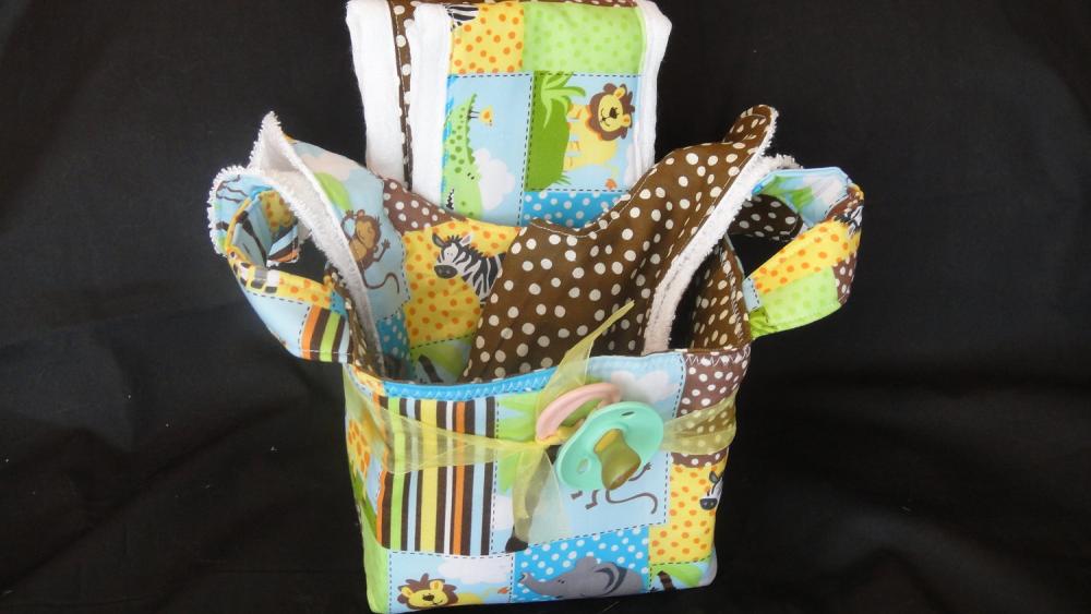 Baby Gift Basket Jungle Gift Set